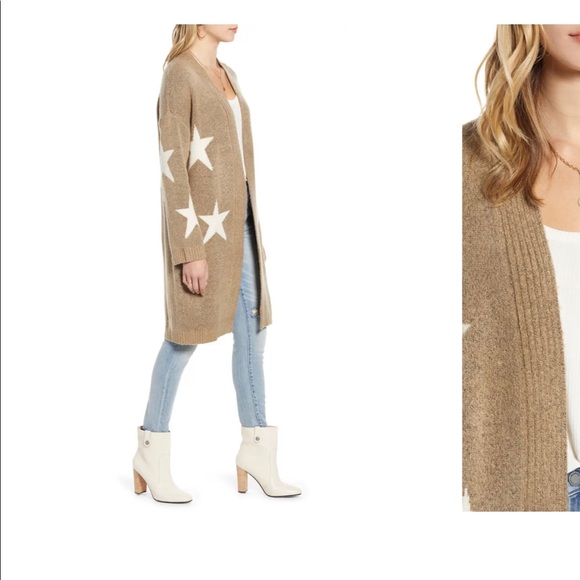 Blank NYC Count Your Stars Longline Cardigan BNWT - Picture 9 of 11